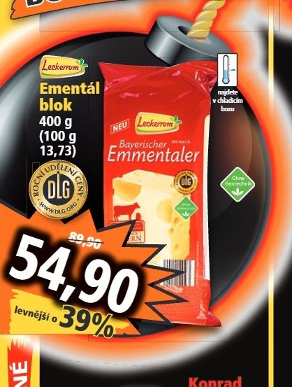Leckerom Ementál blok