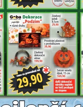 Goba Dekorace Podzim