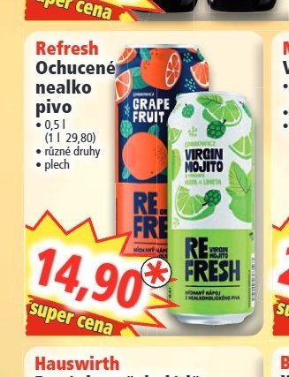 Refresh Ochucené nealko pivo