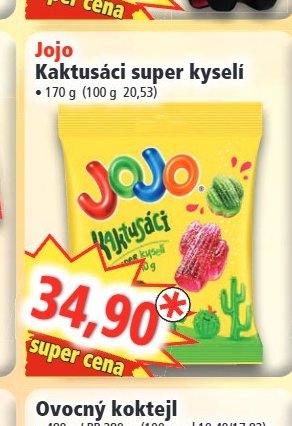 Jojo Kaktusáci super kyselí