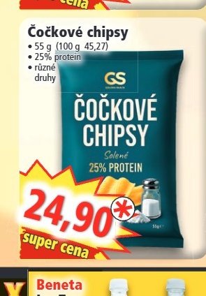 Čočkové chipsy
