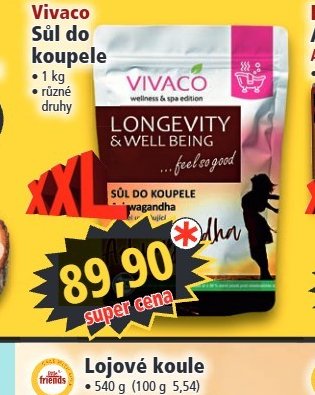 Vivaco Sůl do koupele