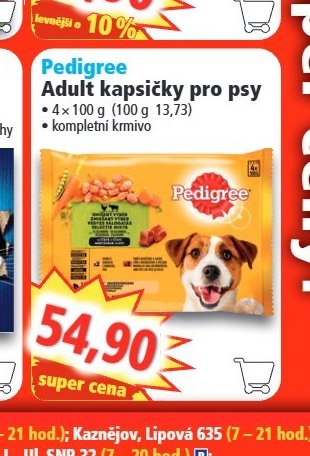 Pedigree Adult kapsičky pro psy