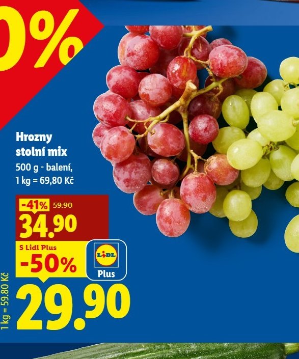 Hrozny stolní mix