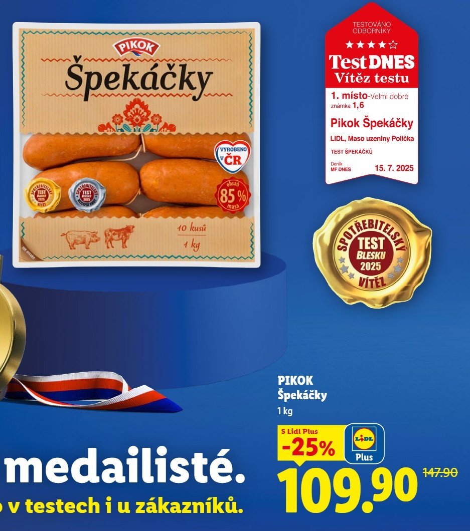 PIKOK Špekáčky 1 kg