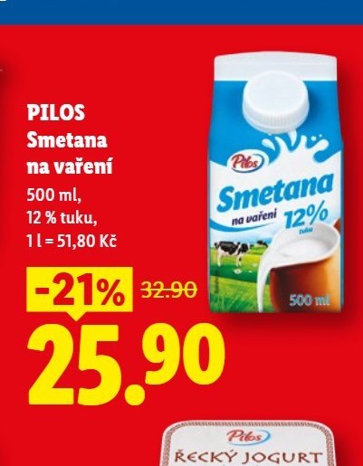 PILOS Smetana na vaření