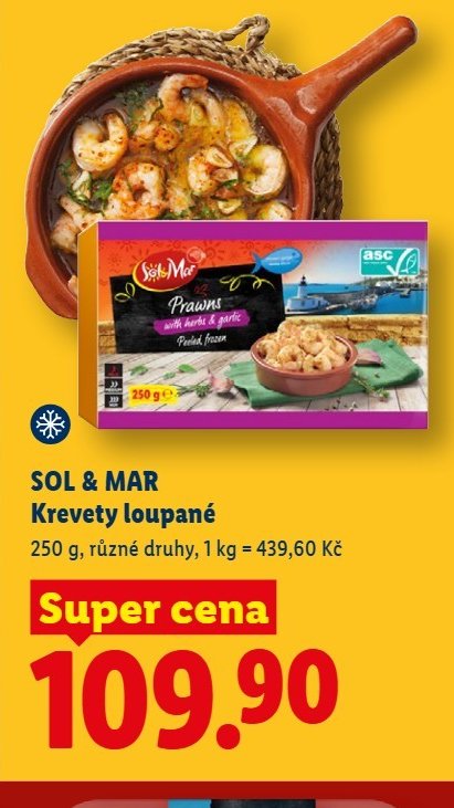 SOL & MAR Krevety loupané