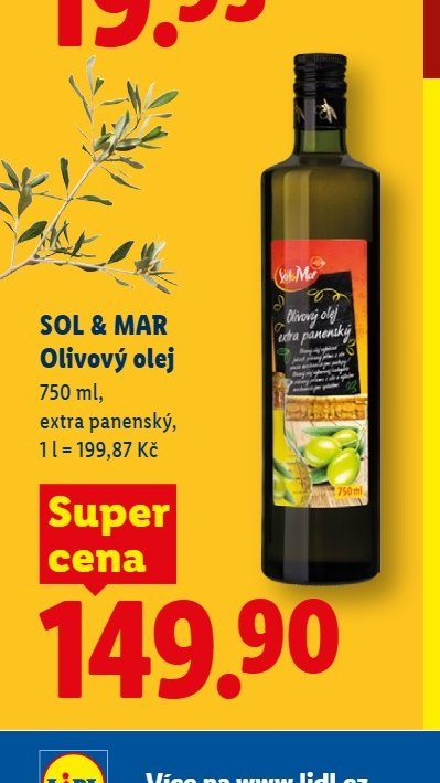 SOL & MAR Olivový olej