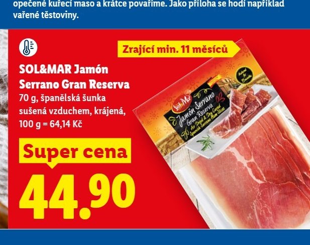 SOL&MAR Jamón Serrano Gran Reserva