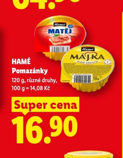 HAMÉ Pomazánky