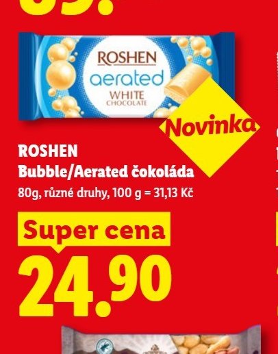 Roshen Bubble/Aerated čokoláda