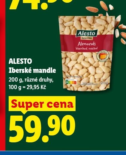 ALESTO Iberské mandle 200 g