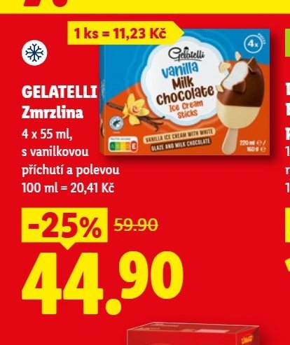 GELATELLI Zmrzlina