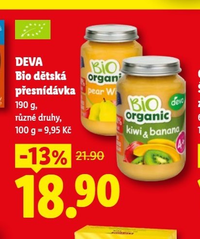 DEVA Bio dětská přesnídávka