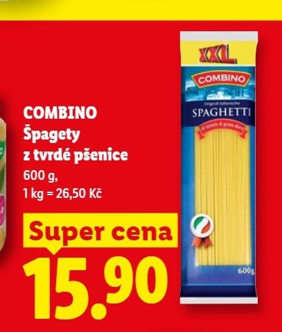 COMBINO Špagety z tvrdé pšenice