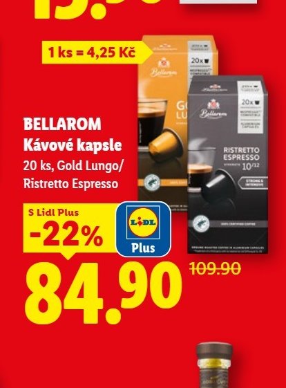 BELLAROM Kávové kapsle