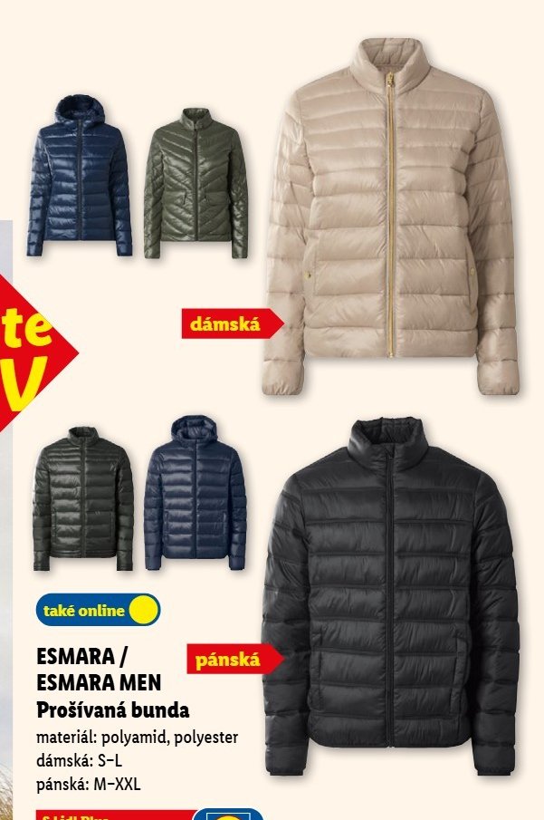 ESMARA / ESMARA MEN Prošívaná bunda