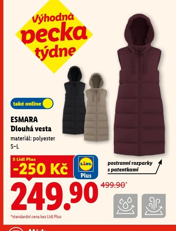 ESMARA Dlouhá vesta