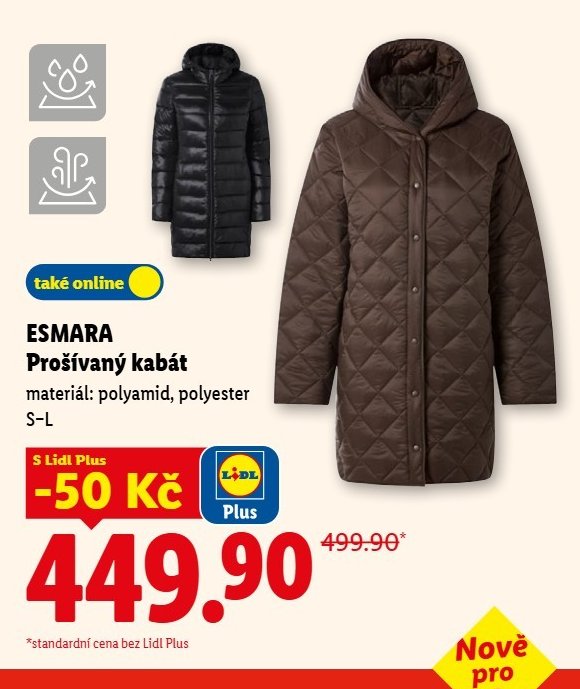 ESMARA Prošívaný kabát