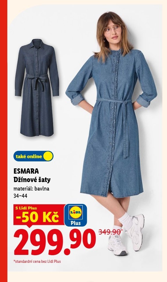 ESMARA Džínové šaty