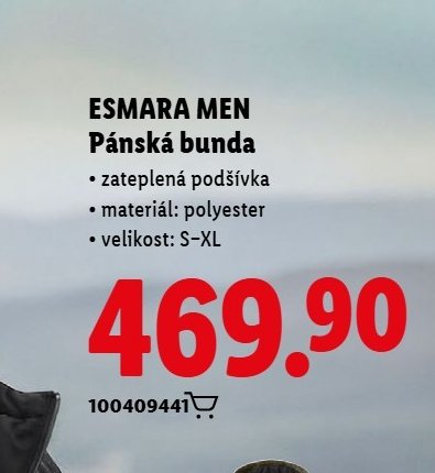 ESMARA MEN Pánská bunda
