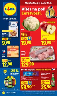 aktuální leták Lidl 24.9.2026-27.9.2026
