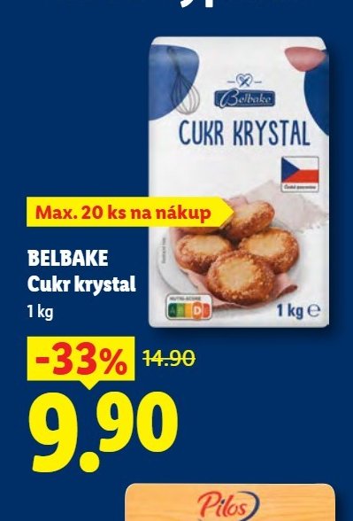 BELBAKE Cukr krystal 1 kg