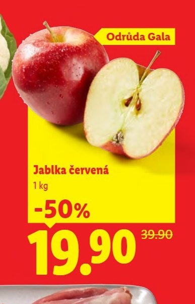 Jablka červená 1 kg
