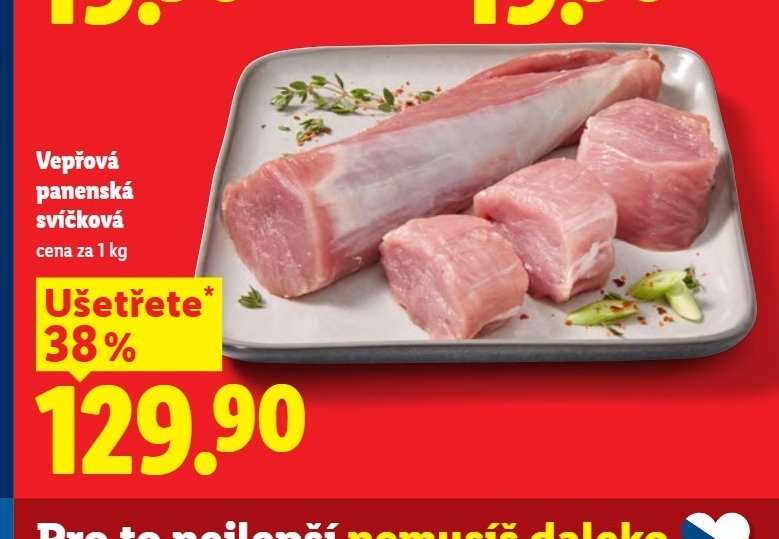Vepřová panenská svíčková