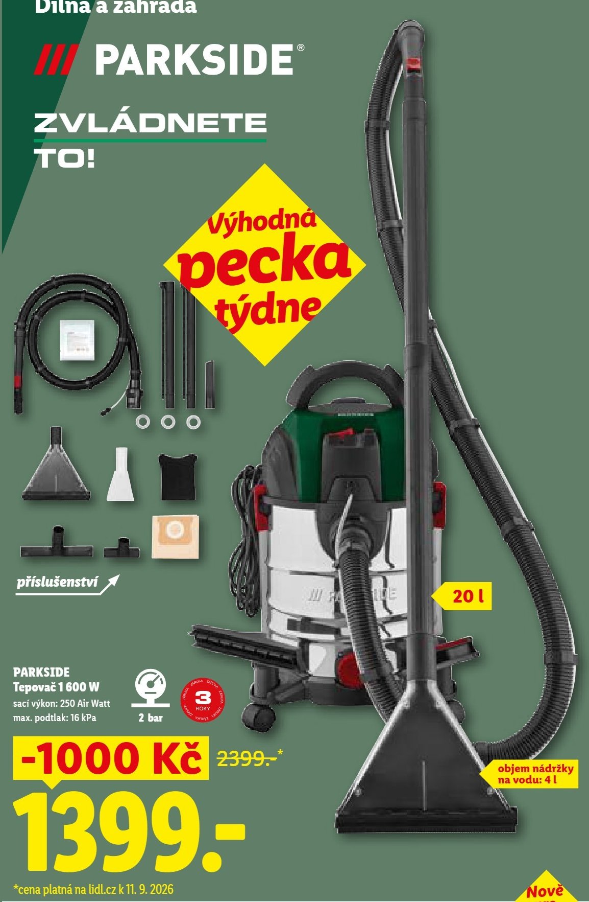 PARKSIDE Tepovač 1 600 W