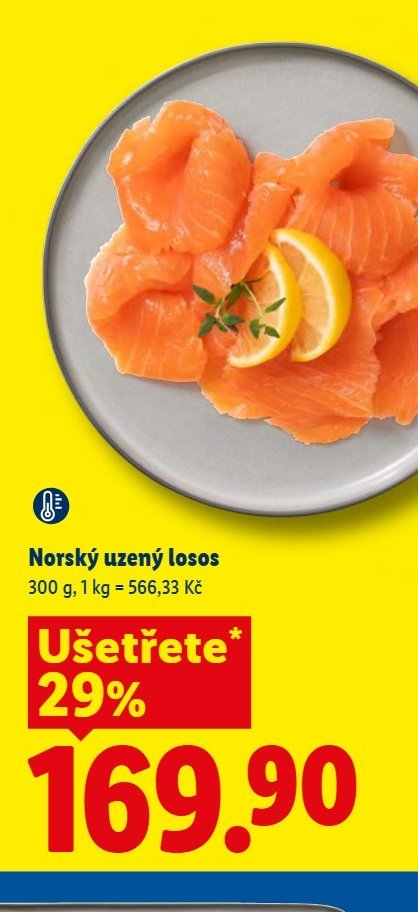 Norský uzený losos