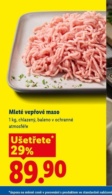 Mleté vepřové maso