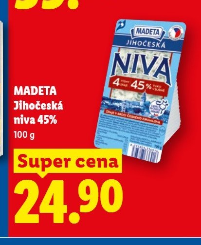 MADETA Jihočeská niva 45%