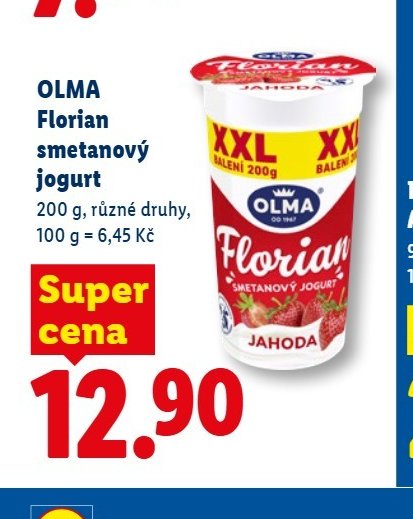 OLMA Florian smetanový jogurt