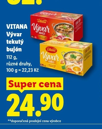 VITANA Vývar tekutý bujón