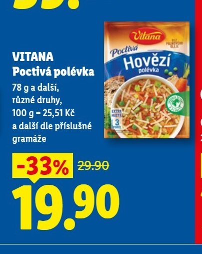 VITANA Poctivá polévka