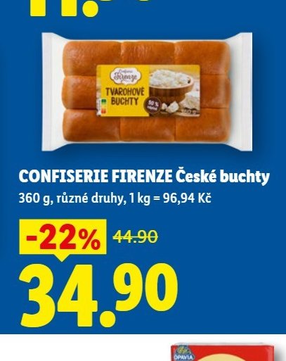 CONFISERIE FIRENZE České buchty