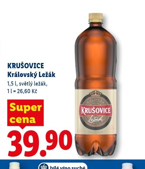 KRUŠOVICE Královský Ležák, 1,5 l