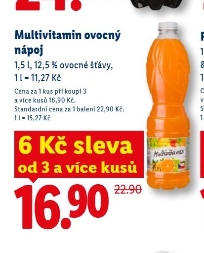 Multivitamin ovocný nápoj