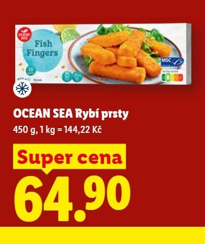 OCEAN SEA Rybí prsty