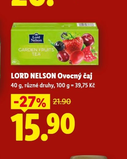 Lord Nelson Ovocný čaj