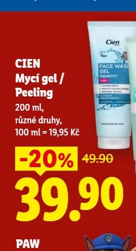 CIEN Mycí gel / Peeling