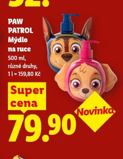 PAW PATROL Mýdlo na ruce