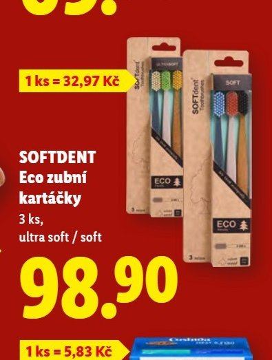 SOFTDENT Eco zubní kartáčky
