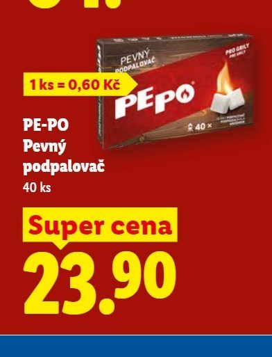 PE-PO Pevný podpalovač