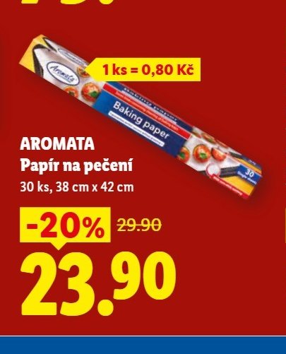 AROMATA Papír na pečení