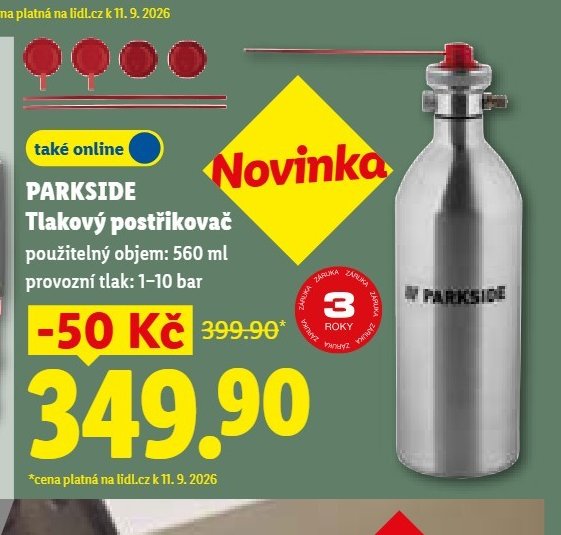 PARKSIDE Tlakový postřikovač