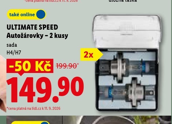 ULTIMATE SPEED Autožárovky - 2 kusy