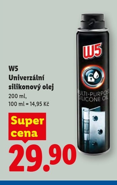 W5 Univerzální silikonový olej