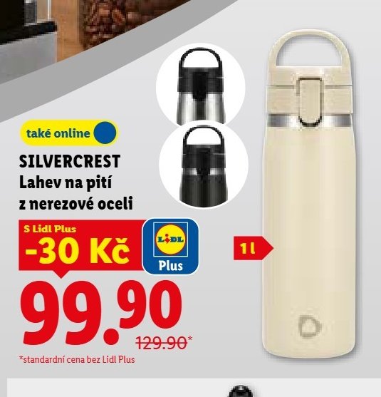 SILVERCREST Lahev na pití z nerezové oceli